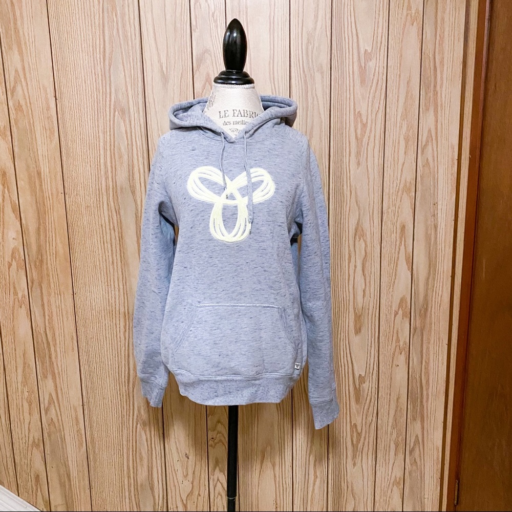 Aritzia TNA Grey cozy hoodie with logo